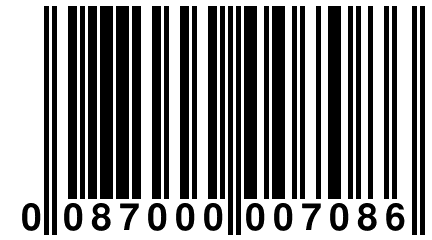 0 087000 007086