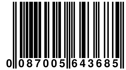 0 087005 643685