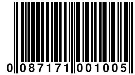 0 087171 001005