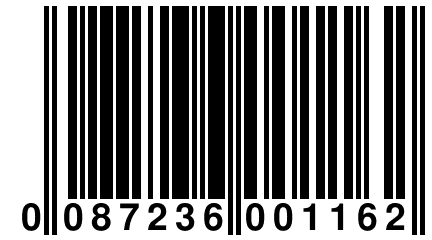 0 087236 001162