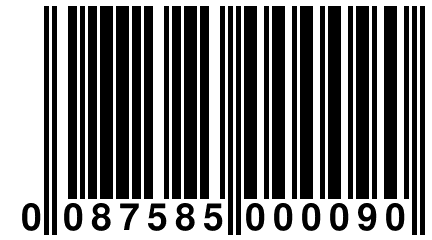 0 087585 000090