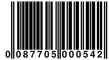 0 087705 000542