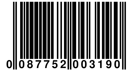 0 087752 003190