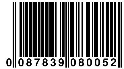 0 087839 080052