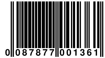 0 087877 001361