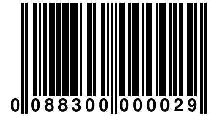 0 088300 000029