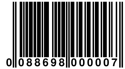 0 088698 000007