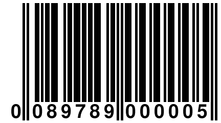 0 089789 000005