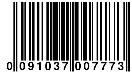 0 091037 007773