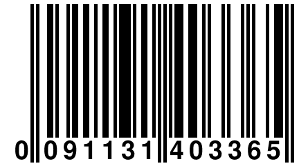 0 091131 403365