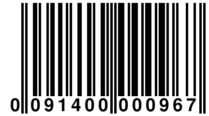 0 091400 000967