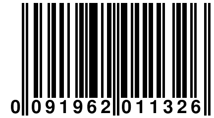 0 091962 011326