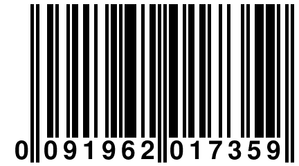 0 091962 017359