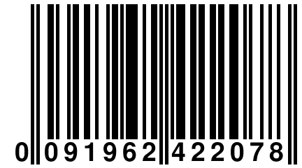 0 091962 422078