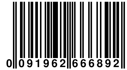 0 091962 666892