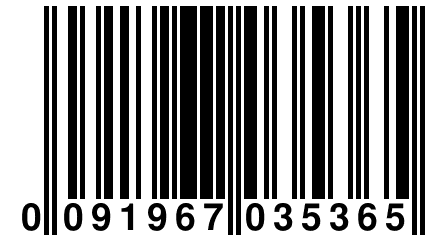 0 091967 035365