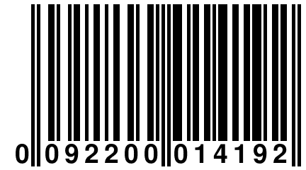 0 092200 014192