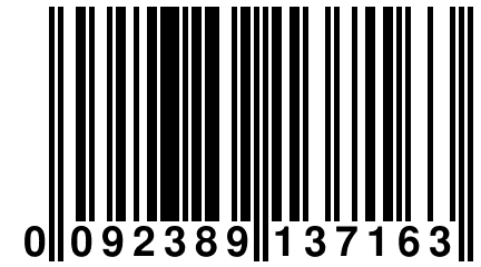 0 092389 137163