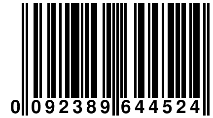 0 092389 644524