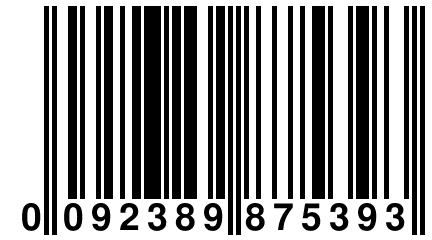 0 092389 875393