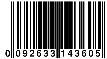 0 092633 143605