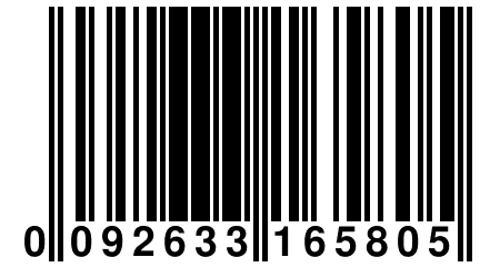 0 092633 165805