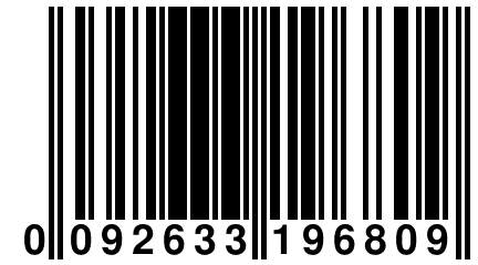 0 092633 196809