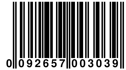 0 092657 003039