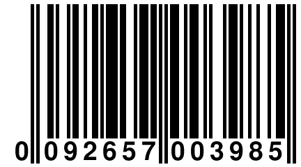 0 092657 003985