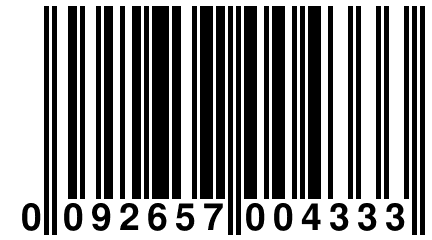 0 092657 004333