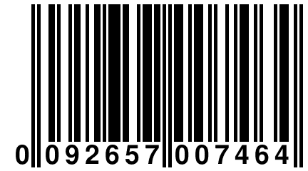 0 092657 007464