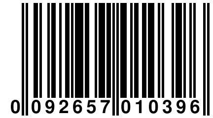 0 092657 010396