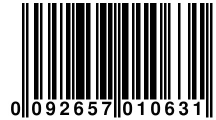 0 092657 010631