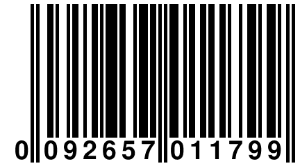 0 092657 011799