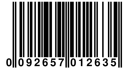 0 092657 012635