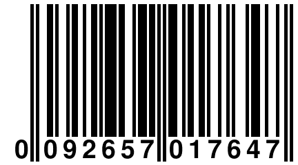 0 092657 017647