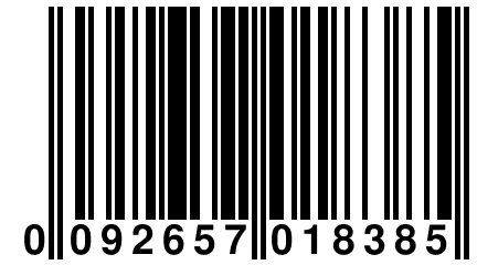 0 092657 018385