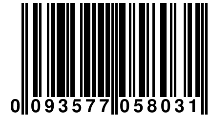 0 093577 058031