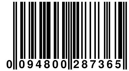 0 094800 287365