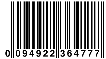 0 094922 364777