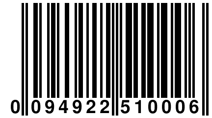 0 094922 510006