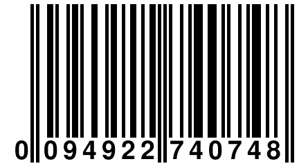 0 094922 740748