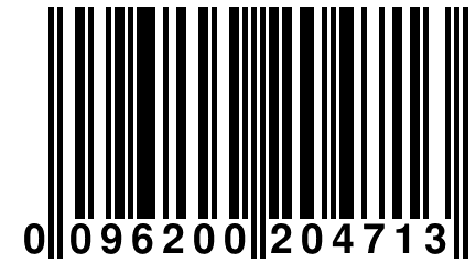 0 096200 204713