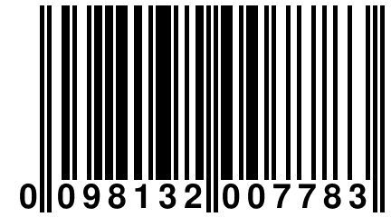 0 098132 007783