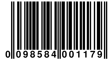 0 098584 001179