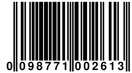 0 098771 002613