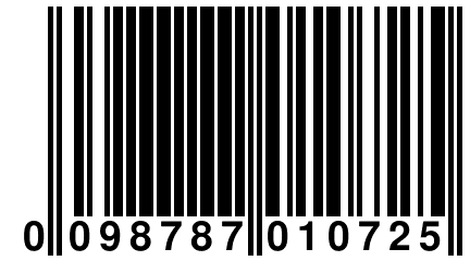 0 098787 010725