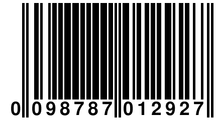 0 098787 012927