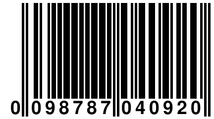 0 098787 040920