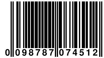 0 098787 074512